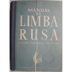 Manual de limba rusa pentru cursurile populare