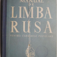 Manual de limba rusa pentru cursurile populare