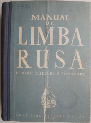 Manual de limba rusa pentru cursurile populare foto