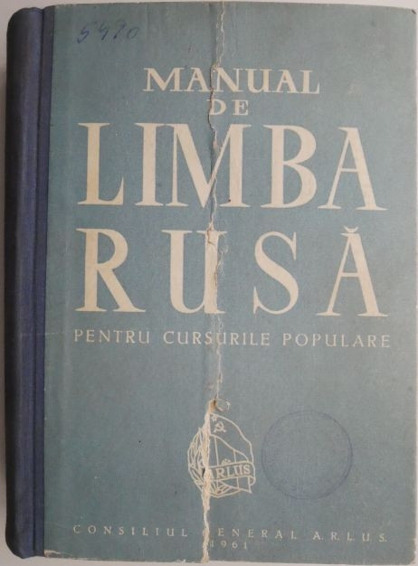 Manual de limba rusa pentru cursurile populare
