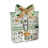 Set cadou Craciun crema maini, crema picioare cm 16 x 5,5 x 22 H
