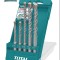 TOTAL - SET BURGHIE ROTOPERCUTOR SDS PLUS: 5 BUC (INDUSTRIAL) PowerTool TopQuality