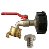 IBC Container + 3/4&quot; Wasserhahn + Adapter