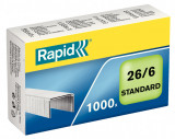 Capse Rapid Standard, 26/6, 2-20 Coli, 1000 Buc/cutie