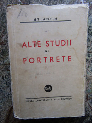 St. Antim - Alte studii si portrete (1939) foto