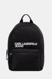 Karl Lagerfeld Jeans rucsac culoarea negru, mare, cu imprimeu, A3M30353