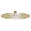 Cap de duș tip ploaie rotund, auriu, 30 cm, oțel inoxidabil