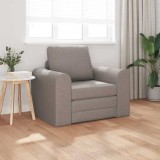 Cumpara ieftin Canapea pat 2 &icirc;n 1 taupe 98x71x83 cm din țesătură