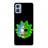 Husa compatibila cu Motorola Moto E22, E22i Silicon Gel Tpu Model Rick And Morty Alien