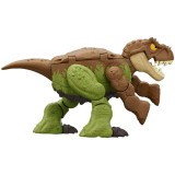 Figurina dinozaur 2 in 1 Jurassic World Fierce Changers - Double Danger, Tyrannosaurus Rex si Ankylosaurus, Mattel