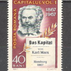 Romania.1967 100 ani "Capitalul"-K.Marx DR.165