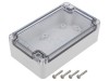 KRADEX Carcasa universala ABS Policarbonat Transparent IP67 75x125x37mm Bucsa Alama