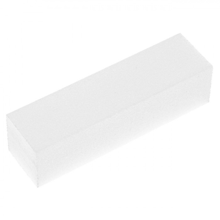 Pilă Unghii Buffer, 4 Laturi, Alb, 9x2.5x2.5 cm