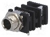 Conector jack, Jack 6,3mm, 2 contacte, mama, AMPHENOL - ACJM-MHOM