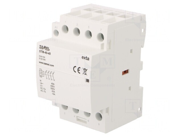 Contactor 4-Poli 40A 230VAC NO STM-40-40