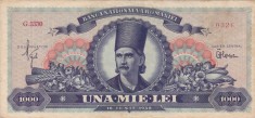 ROMANIA 1000 lei 1948 aVF