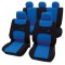 Set Huse Scaun Universale Petex Albastru-Negru
