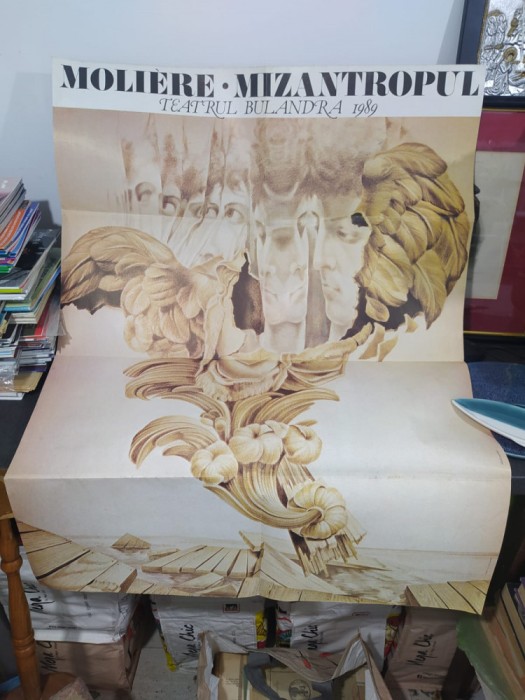 Moliere, Mizantropul, Teatrul Bulandra, 1989, Afiș, 224