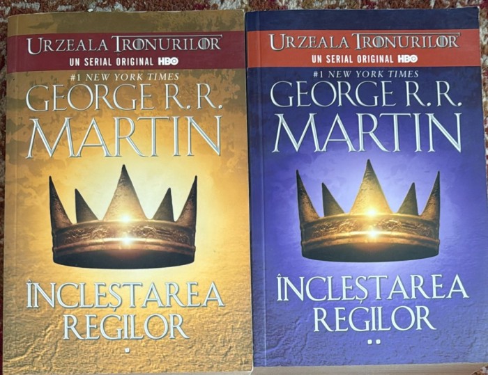 INCLESTAREA REGILOR, GEORGE R.R.MARTIN/DOUA VOLUME,,NEMIRA&quot;2013