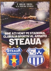 QW13 - Program la meciul - Steaua Bucuresti - OFK Beograd - 7 Iulie 2011