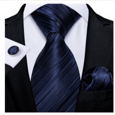 Set cravata + batista + butoni - matase - model 134