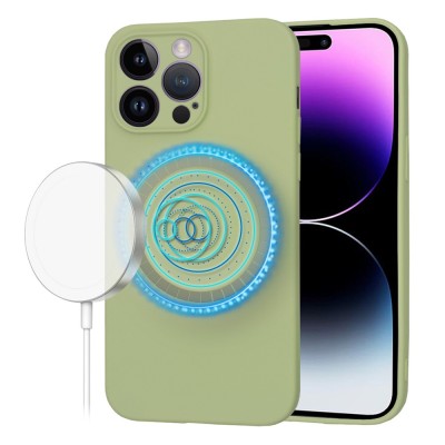 Techsuit - SoftFlex MagSafe - iPhone 14 Pro Max - Matcha foto