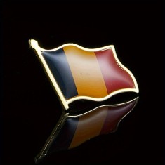 Insigna steag tricolor romania, 20x20 mm