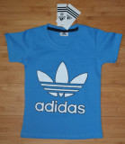 Set baiat 3 piese Adidas tricou pantaloni caciula subtire vara 4 ani nou