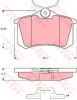 Set placute frana,frana disc VW POLO Variant (6KV5) (1997 - 2001) TRW GDB1328