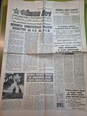 ziarul romania libera 5 august 1989 - centrala minereurilor deva foto