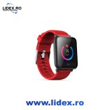 Ceas Smartwatch si Bratara Fitness Best Health, Design Sport, Tensiometru, Puls, Monitor Somn, Notificari apeluri, mesaje, IP67 Waterproof, Incarcare