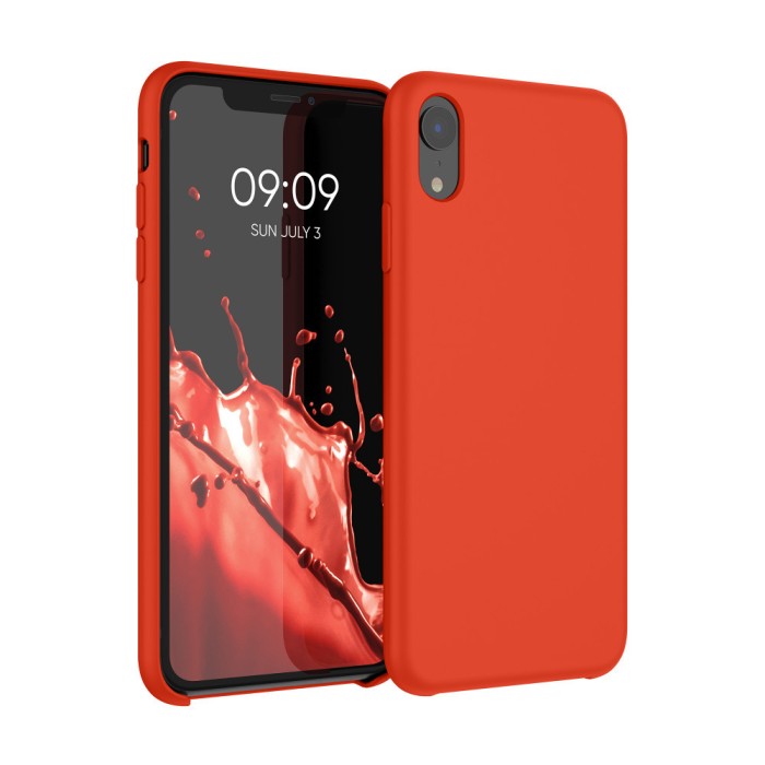 Husa pentru iPhone XR, Silicon, Portocaliu, 45910.164