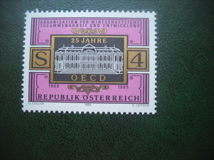 HOPCT TIMBRE MNH 695 ORGANIZATIA DEZVOLTARE ECONOMICA-1986-1 VAL AUSTRIA