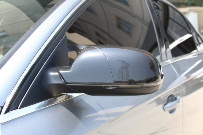 Capace oglinda tip BATMAN Audi A4 B8 (2009-2014) negru lucios