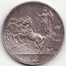Moneda Argint Italia - 2 Lire 1915