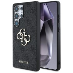 Husa pentru samsung galaxy s25 ultra - guess hardcase 4g big metal logo - black foto