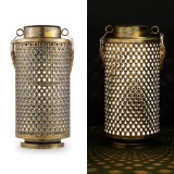 Lampa solara Navaris LED, 12x25 cm, design oriental, baterie reincarcabila, 56330.01.21