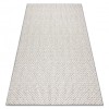 Covor SPRING 20467332 Herringbone sisal, buclat - cremă, 200x290 cm, Dreptunghi