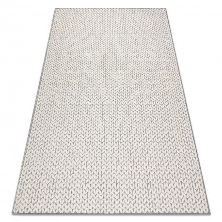 Covor SPRING 20467332 Herringbone sisal, buclat - cremă, 200x290 cm