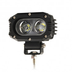 Proiector auto LED Off-Road 60W, 12V-80V, alb galben