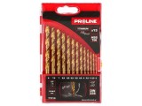Set burghie PROLINE 13 bucăți pentru metal și oțel, conform DIN 338