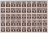 RO-205-ROMANIA 1938-FONDUL AVIATIEI-pilot-10 bani negru(R) Coala de 45 timbre