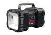 Lanternă LED, 7 moduri, alimentare USB, plastic, neagră, 17.7x10 cm, Oem
