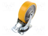 Roată de transport RADER &Oslash;: 160mm W: 50mm H: 200mm 850kg poliuretan