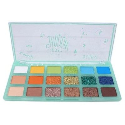 Paleta farduri de ochi, Ushas, Eyeshadow Glitter, 18 culori foto