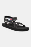 Tommy Jeans sandale CASUAL SANDAL bărbați, culoarea gri, EM0EM01563
