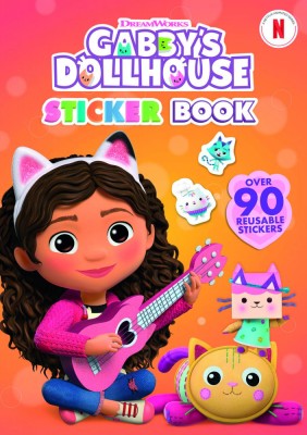 Carte de colorat cu abtibilduri repozitionabile Gabby s Dollhouse foto