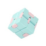 Cub antistres, fidget toy, infinity magic cube, albastru/roz, 4x4x4 cm, Flippy