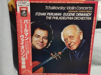 Vinil &amp;quot;Japan Press&amp;quot; Tchaikovsky Violin Concerto(NM) foto