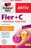 Fier + Vitamina C + Histidina + Acid folic, 30 comprimate, Doppelherz